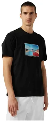 Image de T-shirt Champion Champion Basketball C-Table Back Print T-Shirt "Black" pour Homme