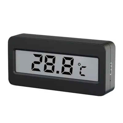 Obrázok produktu pre Akváriový mini digitálny teplomer na meranie teploty s LCD displejom, s funkciou alarmu, lítiová batéria 320 mAh