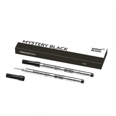 Produktbild von Montblanc Nachfüllmine Rollerball Fine Mystery Black - 2er-Pack (128230)