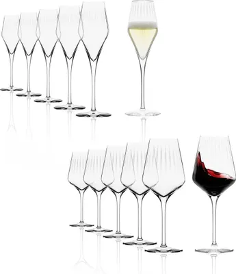 Produktbild von Stölzle Lausitz Symphony Rotweinkelch/Champagnerkelch Set 12 teilig