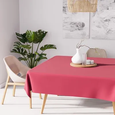 Produktbild von Okerkleurige zonnetafelkleed, roze, 180 x 180 cm