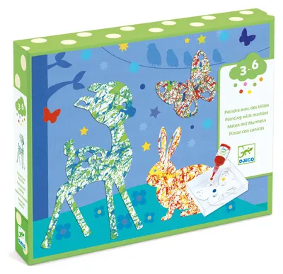 Immagine prodotto di Gioco creativo pittura con palline di vetro Animali, Djeco