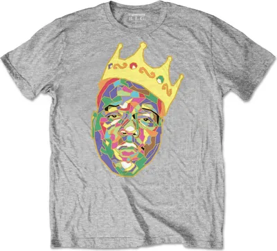 Obrázek produktu pro Notorious B.I.G. - dětské tričko RO153 (104) (šedé skvrnité)