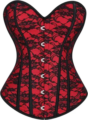 Productafbeelding van Gothic Korset Top - Vintage Corset Pailletten Top - Halloween Kostuum - Gedetailleerd Pailletten - N.v.t. - Zwart