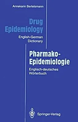 Produktbild von Drug Epidemiology / Pharmako-Epidemiologie