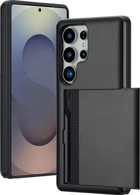 Zdjęcie produktu dla imoshion Backcover z uchwytem na kartę do Samsung Galaxy S25 Ultra - Czarny