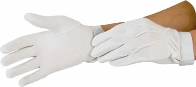 Produktbild von T.de.t Initiation Baumwolle Handschuhe Weiß L Herren,Damen Weiß L