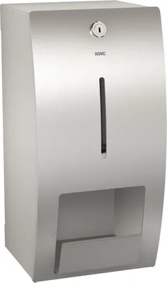 Obrázok produktu pre KWC AR WC dvojitý držiak na rolky, STRATOS, nerezová oceľ, povrchová montáž, 170x343x166 mm