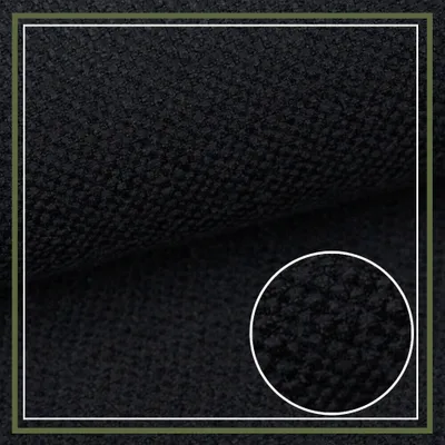 Produktbild von ATENA Polsterstoff Meterware Möbelstoff Bezugstoff Stoff Strukturstoff Schwarz