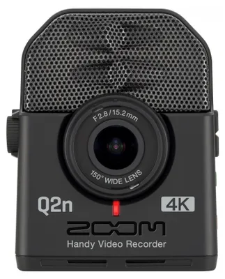 Immagine prodotto di Zoom Q2N-4K Videocamera 4K da 16 megapixel, display da 4,57 cm (1,8 pollici), sensore CMOS, HDMI, scheda di memoria