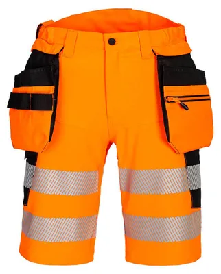 Immagine prodotto di Portwest DX446 DX4 Pantaloncini con fondina ad alta visibilità Arancione/Nero Taglia 38
