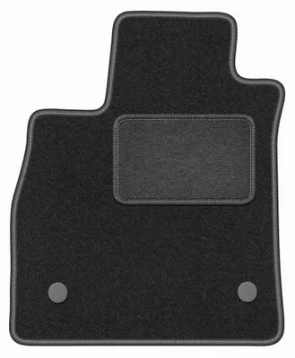 Immagine prodotto di Tappetino guidatore in moquette per Renault Talisman 2015- (berlina/station wagon) – 1 pezzo, grigio grafite, su misura – Wielganizator LUX