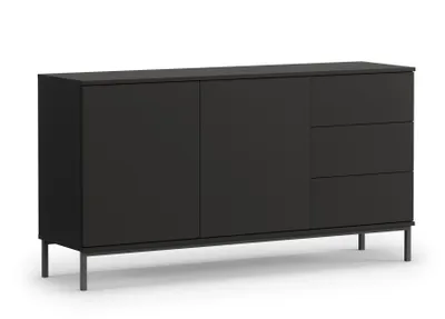 Produktbild von AX LIVING Kommode Schubladen Queba QT01 – 150 cm Breite, Schwarz
