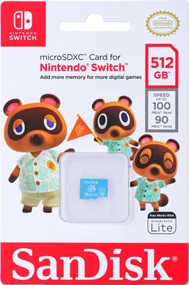 Image de SanDisk® microSDXC™ UHS-I Carte mémoire pour Nintendo Switch™ 512 Go, R 100 Mo/s, W 90MB/s, UHS-I