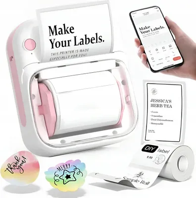 Immagine prodotto di Mini stampante termica per etichette adesive con applicazione Bluetooth