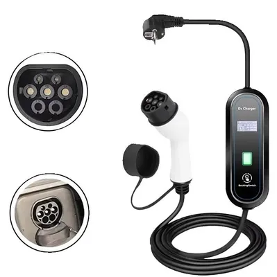 Produktbild von Tragbares EV-Ladegerät, 3,5 kW Ausgang, IP66 wetterfest, 3.5KW 16A Typ2