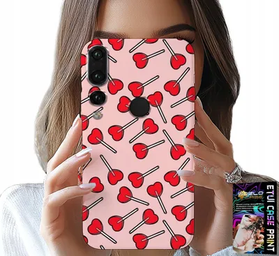 Zdjęcie produktu dla Etui Do Huawei P20 Pro - Kobiece, Modne Wzory Lizaki W Serca Case