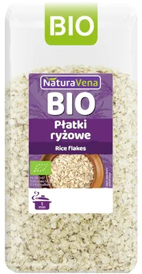 PŁATKI RYŻOWE BIO 300 g - NATURAVENA
