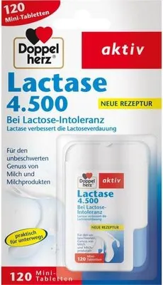 Obrázek produktu pro Laktáza s dvojitým srdcem 4.500 120ks