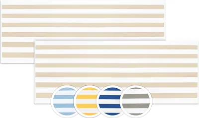 Produktbild von 2er Set Strandtücher, strapazierfähige und saugstarke Badetücher in 70x180 cm, 100% Baumwolle, beige
