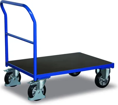 Produktbild von Variofit Schiebebügelwagen mit Siebdruckplatte in 4 Größen, Ladefläche:1225x800 mm