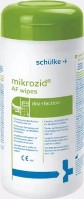 Produktbild von Schülke mikrozid AF wipes Desinfektionstücher 150 Tücher Dose