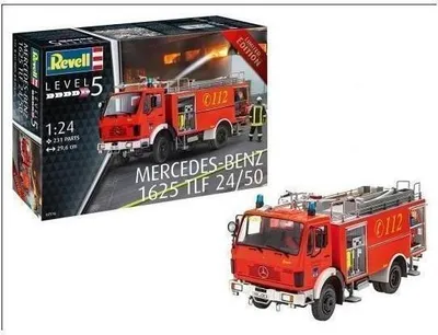 Produktbild von 07516 - Mercedes-Benz 1625 TLF 24/50 - Modellbausatz, 231 Teile, ab 13 Jahren