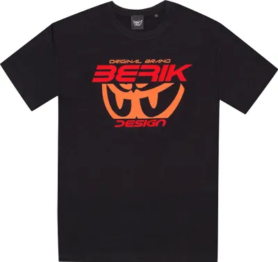 Image de Berik The Big Eye T-Shirt, noir/orange/rouge, M