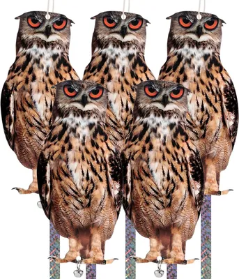 Produktbild von 5er-Pack Vogelabwehrmittel, reflektierendes Band mit Glöckchen, zum Aufhängen, gegen Tauben