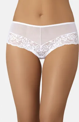 Produktbild von Teyli Hohe Taille Slip mit floraler Spitze Polly Female 341 weiß XS