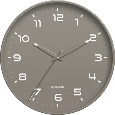 Produktbild von Karlsson - Wanduhr Orgullo - Dunkelgrau - Ø40cm
