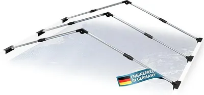 Zdjęcie produktu dla Ochrona przed deszczem, zimą i zabrudzeniami dla basenu i pokrywy | Zapobiega gromadzeniu się wody i brudu | System aluminiowy do basenów o kształcie owalnym i prostokątnym, montowanych na zewnątrz | Ochrona przed zimą | Łatwy montaż