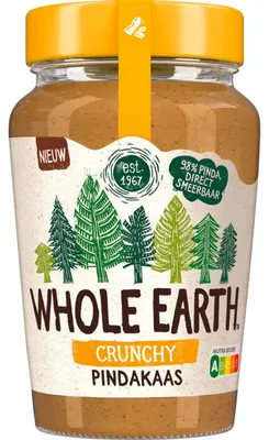 Produktbild von Whole Earth Crunchy Erdnussbutter 340g – Knusprig, natürlich, ohne Zusatzstoffe