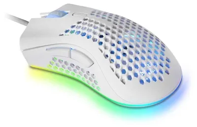 Produktbild von Mars Gaming MMEXW, rechts, Optisch, USB Typ-A, 32000 DPI, Weiß