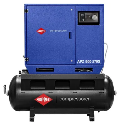 Produktbild von Flüsterkompressor APZ 900-270S 10 bar 270L K30 7.5 PS/5.5 kW 611 l/min 34651-270S Stern-Dreieck-Schaltung