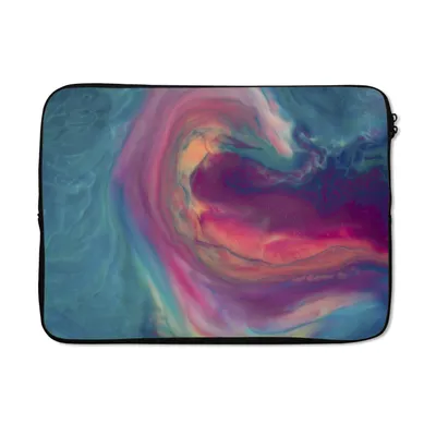 Produktbild von MuchoWow® Laptop Hülle 14 ZollAbstrakter flüssiger Hintergrund Laptoptasche - Laptoptasche - Stoßsicher - Schutzhaube