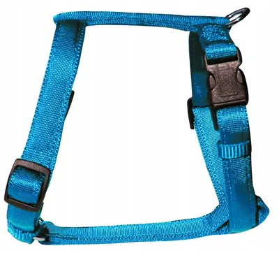 Image de Harnais rembourré Zolux pour chien, 15 mm, bleu, réglable