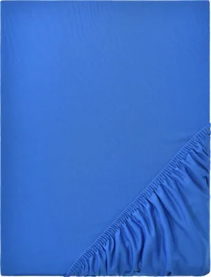 Produktbild von Mikrofaser Spannbettlaken Spannbetttuch in vielen Größen und Farben, 200x220cm Royal blau