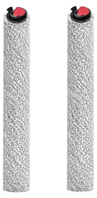 Imagen del producto de INF Cepillo de rodillo de tela de repuesto x2 compatible con Eufy C28/C28 OMINI — Fibra + ABS, Multicolor