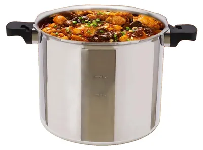 Produktbild von Druckkochtopf, 23 Quart, Aluminiumlegierung, 90 kPa, gleichmäßige Wärmeverteilung, mehrere Sicherheitsmerkmale