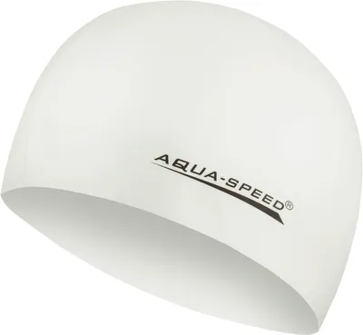Immagine prodotto di Aqua Speed Cuffia da nuoto Cuffia da nuoto classica in silicone bianco Sport