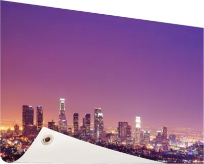 Produktbild von Gartenposter - 60x40 cm - Los Angeles bei Nacht  - Modernes Wandbilder - Amerikanische Städte