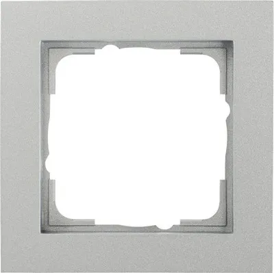 Produktbild von GIRA E2, Aluminium, Thermoplast, Schraubenlos, 80,8 mm, 80,8 mm, 9,3 mm