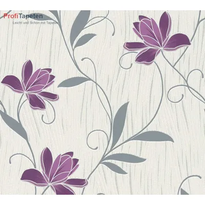 Obrázek produktu pro A.S. Création Tapete Chicago, kovová, fialová, weiss, 10,05 m x 0,53 m, 306234, 3062-34