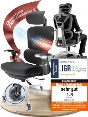 Imagen del producto de Silla de oficina ProSeat, diseño ergonómico [GANADORA EN LA PRUEBA]