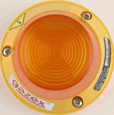Zdjęcie produktu dla Sygnalizator optyczny LD-2, pomarańczowe światło ostrzegawcze LED, 12V, IP54