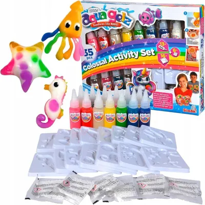Produktbild von Simba Aqua Gelz XXL Kreativset mit 13 Gelen und Formen