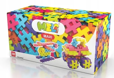 Obrázok produktu pre Klocki Meli Maxi - 100 elementów do kreatywnej zabawy