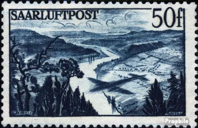 Produktbild von Briefmarken Saarland 1948 Mi 253 mit Falz Flugpostausgabe