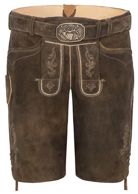 Produktbild von Spieth & Wensky Herren Trachten Lederhose inkl. Gürtel, Ruprecht (360669-0648), Größe:54, Farbe:schotter/St 134-D sand (5536)